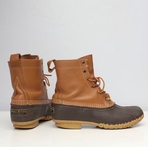 L.L. Bean Original 8" Brown Duck Boots
